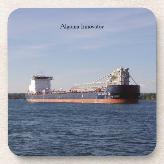 Algoma Innovatorセット6つのプラスチック製コースター コースター (正面)