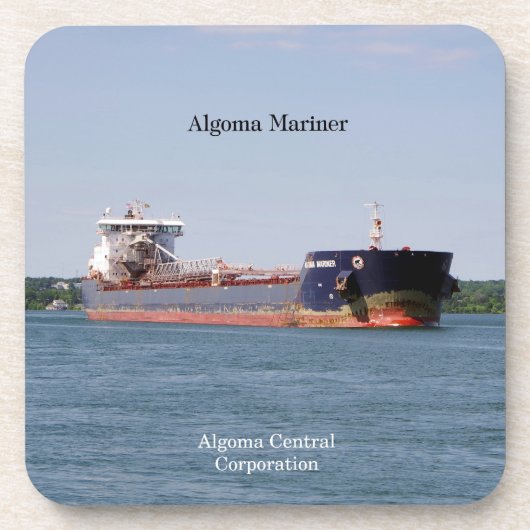 Algoma Marinerセット6つのプラスチック製コースター コースター (正面)