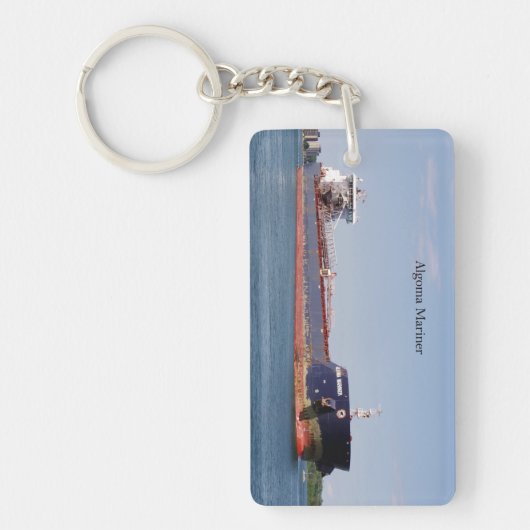 Algoma Mariner長方形キーチェーン キーホルダー (正面)