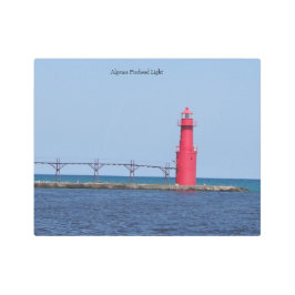 Algoma Pierheadライトメタルウォールアート メタルプリント