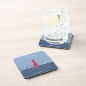 Algoma Pierhead 6個のプラスチックコースターのライトセット コースター (右側)