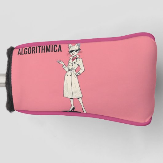 Algorithm Cat Spirit Girl – Golf Accessories Colle ゴルフヘッドカバー (正面)