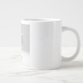 Algorithmic Ergonomic Seating Geometry Pattern ジャンボコーヒーマグカップ (右)