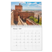 Alhambra,グラナダ,スペイン12か月カレンダー カレンダー (2月 2027)