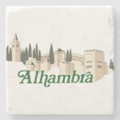 Alhambra ストーンコースター (正面)