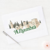 Alhambra 長方形シール (封筒)