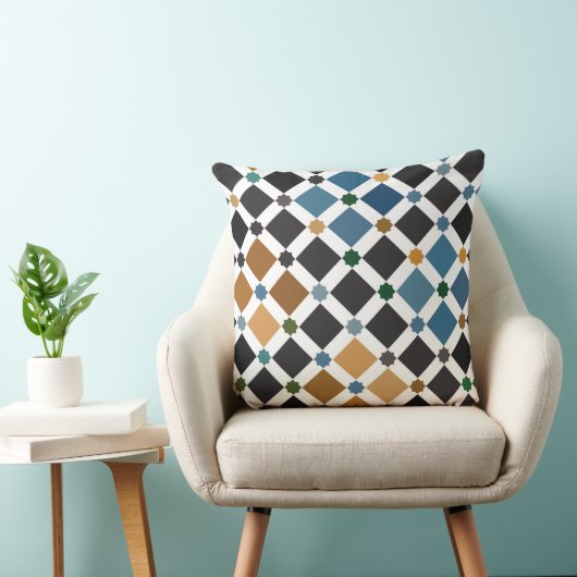 Alhambra Baby Pillow – Soft Geometric Square Patte クッション (椅子)