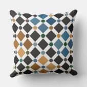 Alhambra Baby Pillow – Soft Geometric Square Patte クッション (裏面)