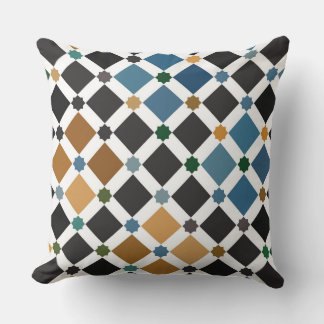 Alhambra Baby Pillow – Soft Geometric Square Patte クッション