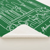 Alhambra Court of the Lions 1 シェルパブランケット (3/4)