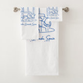 Alhambra Court of the Lions 1 バスタオルセット (インサイチュ)