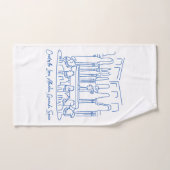 Alhambra Court of the Lions 1 バスタオルセット (ハンドタオル)