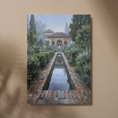 Alhambra Granada Marble Archway Art キャンバスプリント