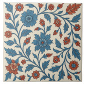 Alhambra Star – Moorish Floral Geometric Tile タイル (正面)