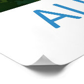 Alhambra Vintage Travel Poster Ski National Park ポスター (角)