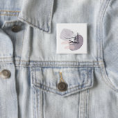 Alhamdulillah Arabic Calligraphy – Minimal Elegant 缶バッジ (インサイチュ)