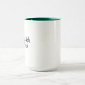 Alhamdulillah for Everything Minimal Islamic Gift マグカップ (中央)