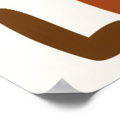 Alhamdulillah Islamic Wall Art English Calligraphy ポスター (角)