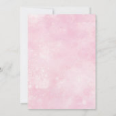 Alhamdulillah pink aqeeqah muslim baby girl invita 招待状 (裏面)