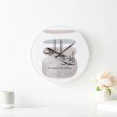 Alhamdulillah Rabbil ‘Alamin – Contemporary Arabic ラージ壁時計 (ホーム)