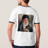Ali Kamnaen Tシャツ | シンプルなイスラムカリグラフィー (裏面フル)