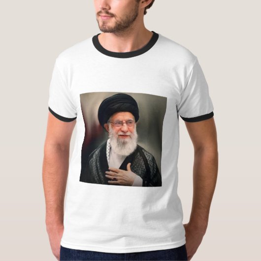 Ali Kamnaen Tシャツ | シンプルなイスラムカリグラフィー (正面)