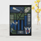 Alianza Lima ファンのペルーサッカー カード (黄色い花)