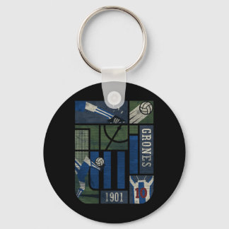 Alianza Lima ファンのペルーサッカー キーホルダー