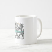 Alicante Sketch Santa Bárbara Castle Costa Blanca  コーヒーマグカップ (正面右)