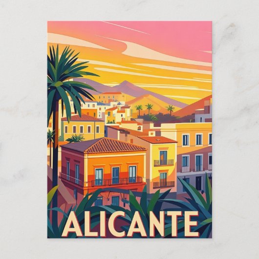 Alicante Spain ポストカード (正面)