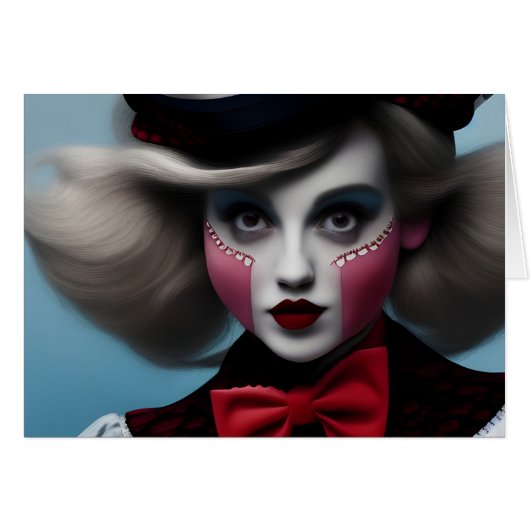 Aliceすべての行事空白のInside Greeting Card (正面横)