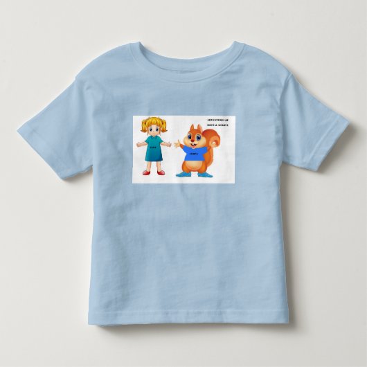 AliceとAurovyテーマ トドラーTシャツ (正面)