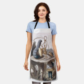 ALICEとCaterpillar エプロン (着用した状態)