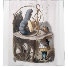 ALICEとCaterpillar - Adventures in Wonderland シャワーカーテン