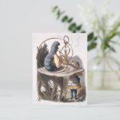 ALICEとCaterpillar - Adventures in Wonderland ポストカード (スタンド正面)