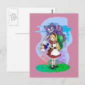 AliceとFriendsはがき ポストカード (正面/裏面)