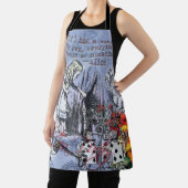 Aliceナンセンスなカーテンwonderland - Blue エプロン (インサイチュ)