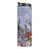 Aliceナンセンスなカーテンwonderland - Blue タンブラー (回転右)