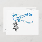 Alice引用文とイメージ ポストカード (正面/裏面)