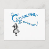 Alice引用文とイメージ ポストカード (正面)