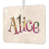 Alice カラフルおもしろいAir Freshener:キュウリミント カーエアーフレッシュナー (左)