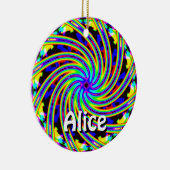 Alice （言葉を変える） セラミックオーナメント (右)