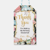 Alice Adventure in Wonderlandありがとうラベル ギフトタグ (正面)