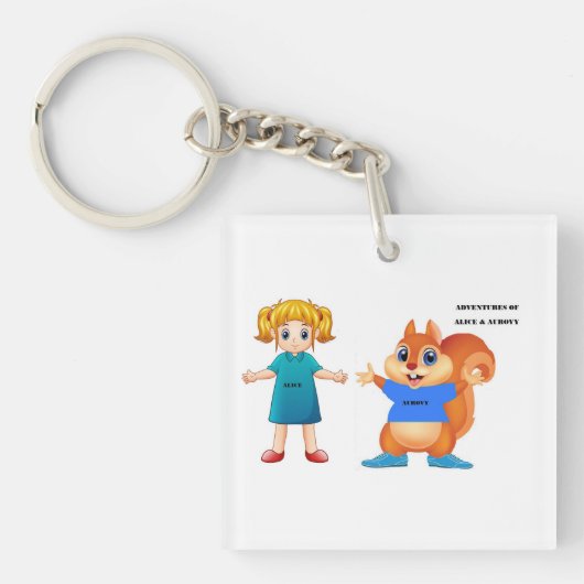 Alice and Aurovy Theme キーホルダー (正面)
