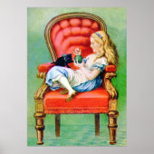 Alice and Dinah in the Big Red Chair ポスター (正面)
