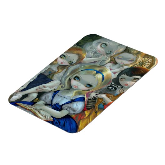 「Alice and the Bouguerauプリンセス」フレックスマグネット マグネット (左側)