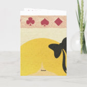 Alice and the Flamingo Greeting Card カード (裏面)
