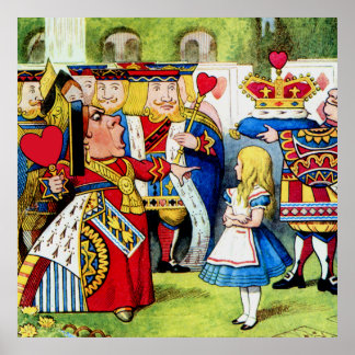 Alice and the Queen of Hearts in Wonderland ポスター