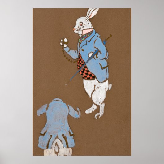 Alice and Wonderland Forest Character Painting-2 ポスター (正面)