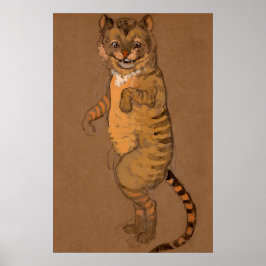 Alice and Wonderland Forest Character Painting-9 ポスター